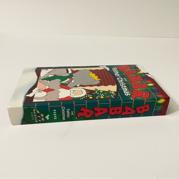 Babar and Father Christmas VHS 1985 Animated Holiday Movie - Picture 5 of 15